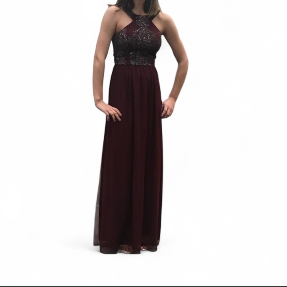 NWT Speechless Wine Evening/Prom Gown/ Jr Bridesmaids Dress- Size 5